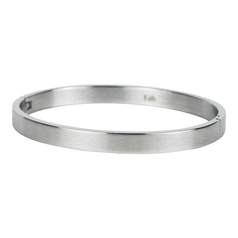 2092 Armband Zilver Staal Mat 6mm Kalli Jewelry