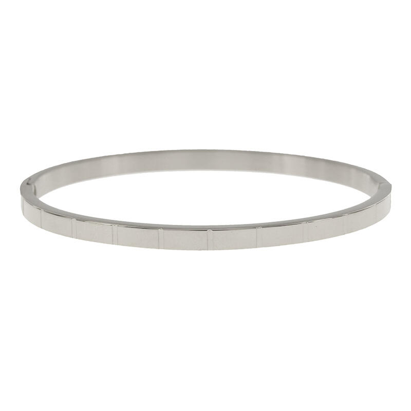 2168 Armband Zilver met Streepprint Kalli Jewelry