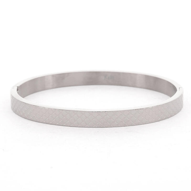 2171 Armband van Zilver met Schubben Kalli Jewelry