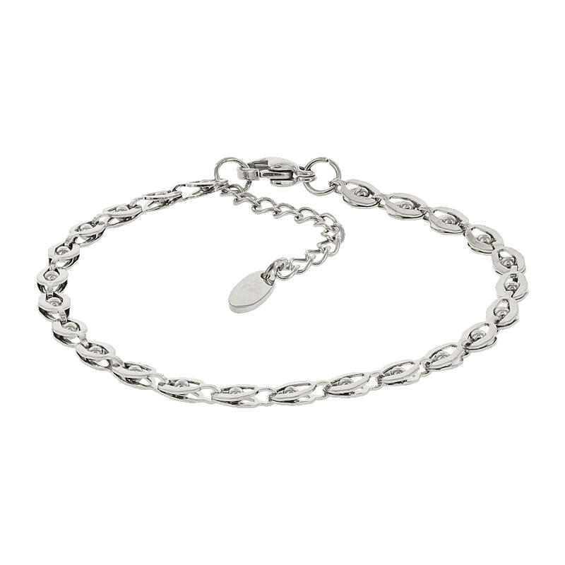 2529 Schakelarmband Zilver Balletje 4mm Kalli Jewelry