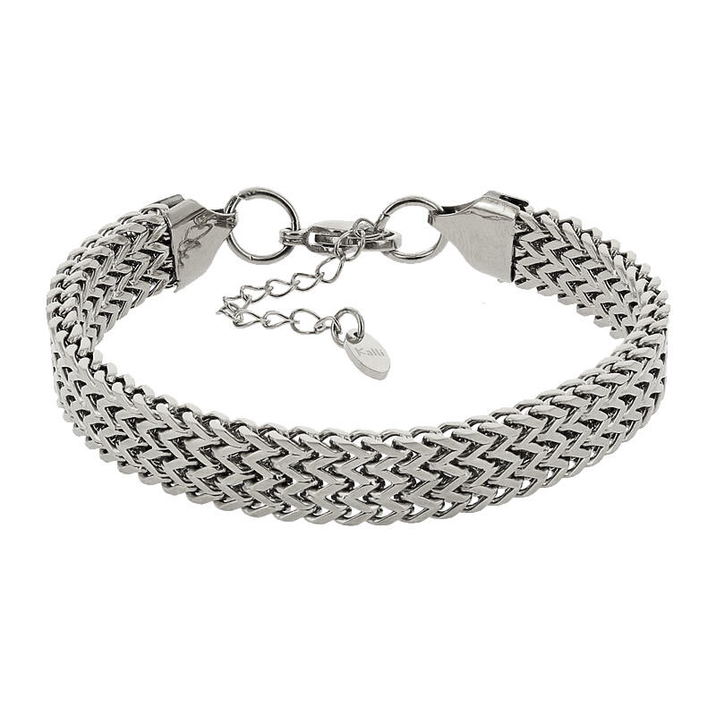 2530 Schakelarmband Zilver Gevlochten 9mm Kalli Jewelry