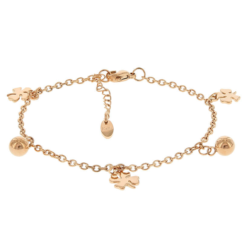 2558 Schakelarmband Roségoud Bedels Kalli Jewelry