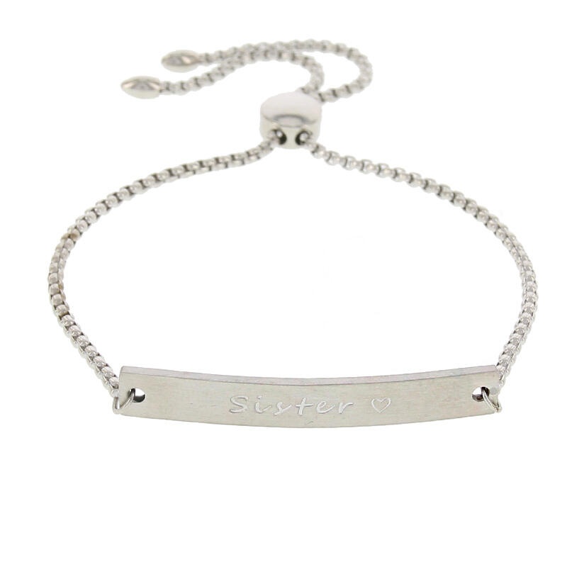 2565 Schakelarmband Zilver Bar Sister 6x42 mm Kalli Jewelry