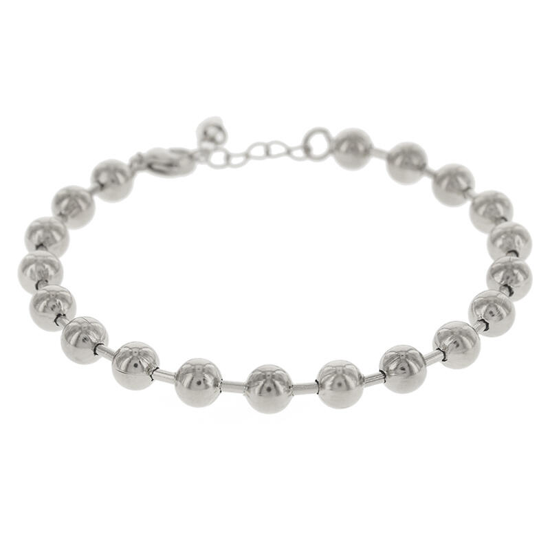 2605 Schakelarmband Zilver Bolletje 6mm Kalli Jewelry