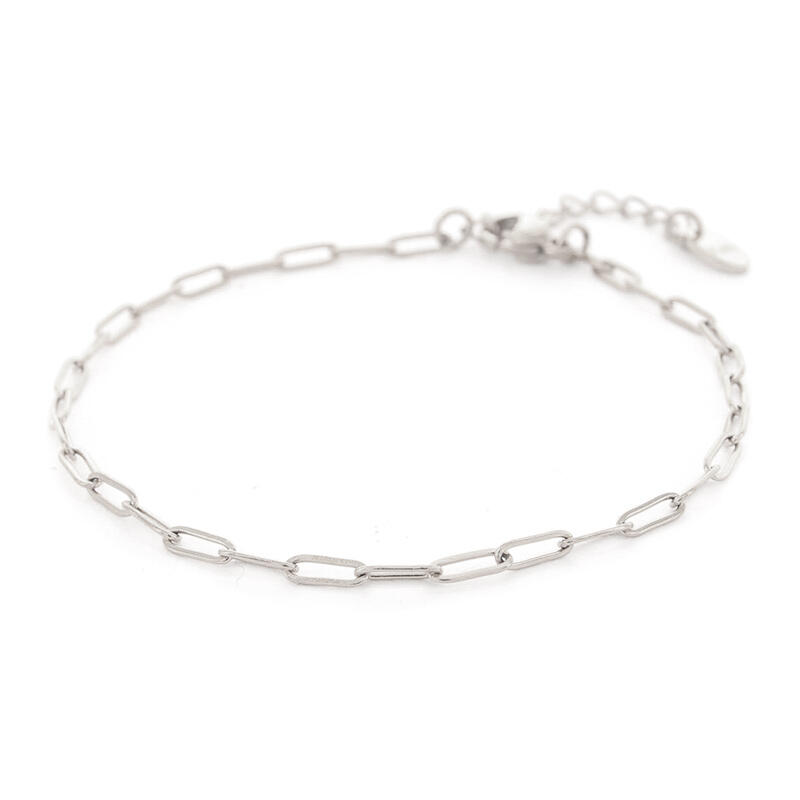 2611 Schakelarmband Zilver Paperclip Closed Forever 2mm Kalli Jewelry