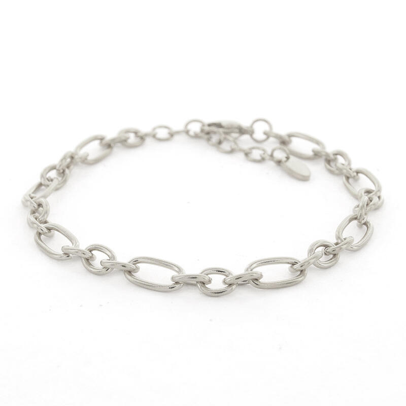 2621 Schakelarmband Zilver Ovaal Anker 5mm Kalli Jewelry