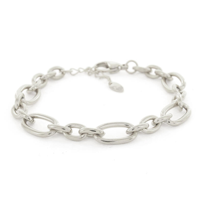 2623 Schakelarmband Zilver Ovaal Anker 9mm Kalli Jewelry