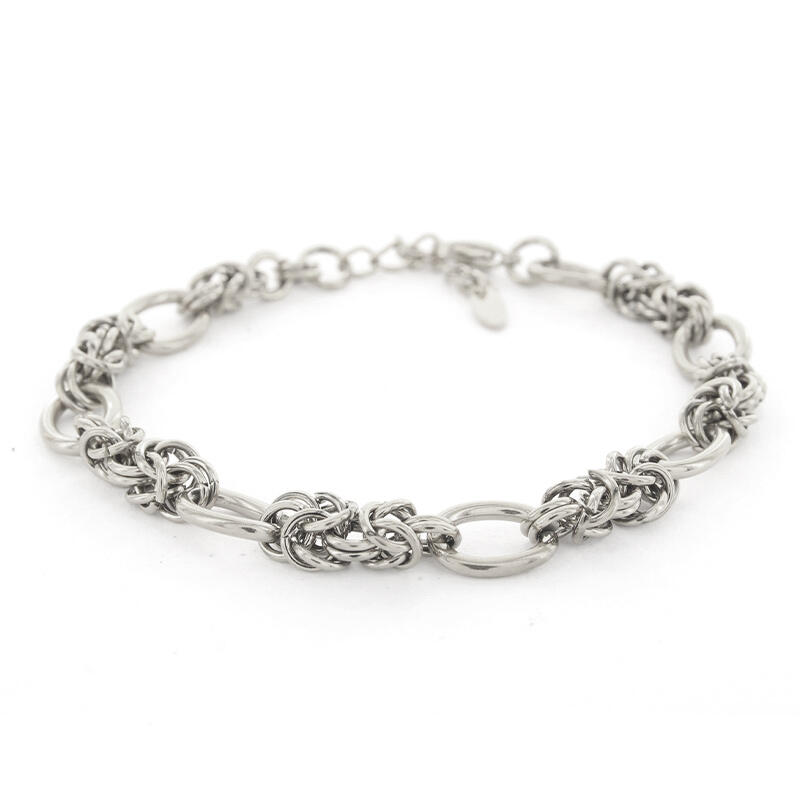 2627 Schakelarmband Zilver Koningsschakel met Anker 6mm Kalli Jewelry