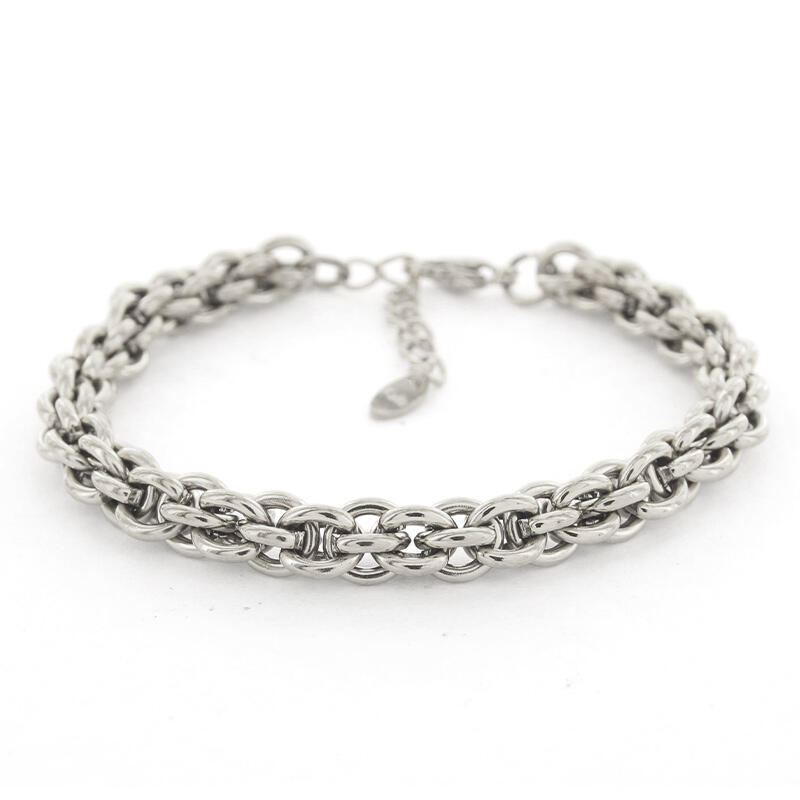 2628 Schakelarmband Zilver Gesloten Jasseron 7mm Kalli Jewelry