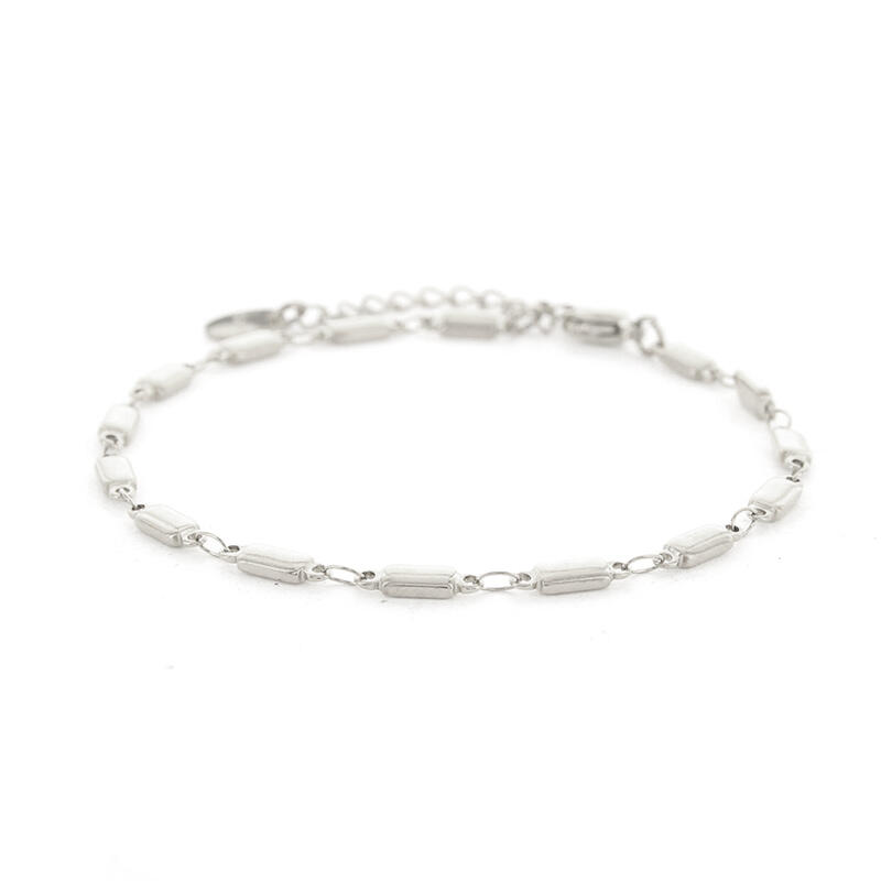 2631 Schakelarmband Zilver Rechthoek Kalli Jewelry