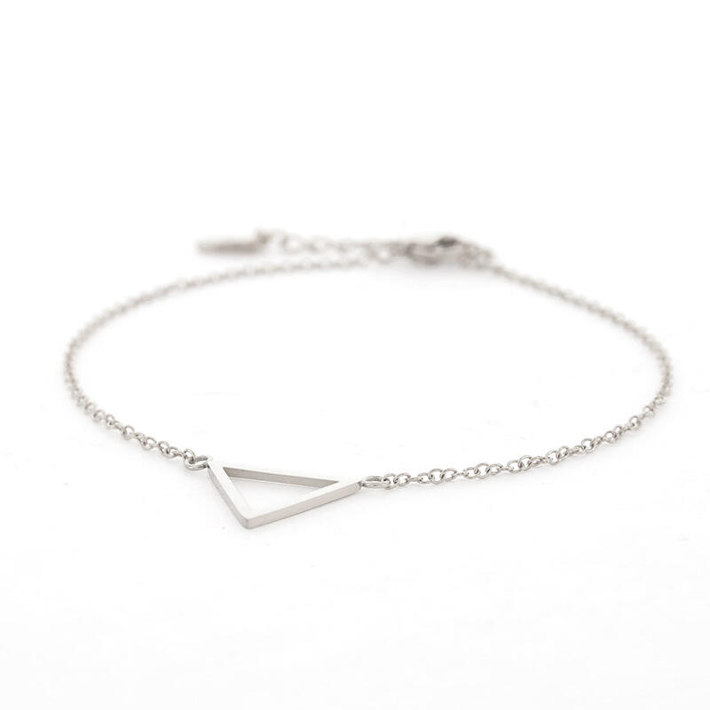 2636 Schakelarmband Zilver Driehoek Kalli Jewelry
