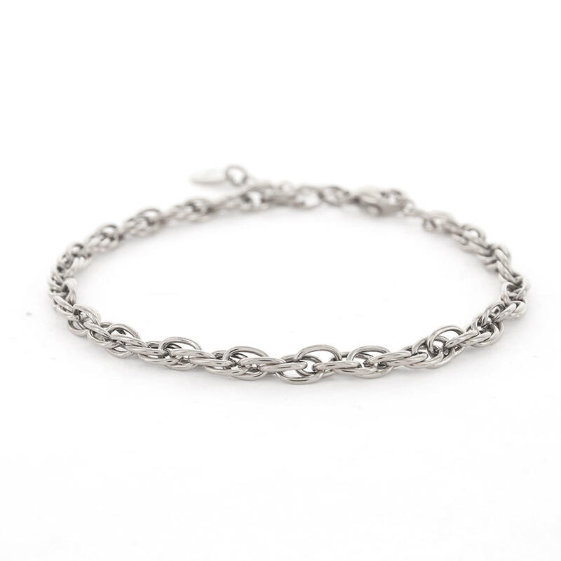 2640 Schakelarmband Zilver Singapore 4mm Kalli Jewelry