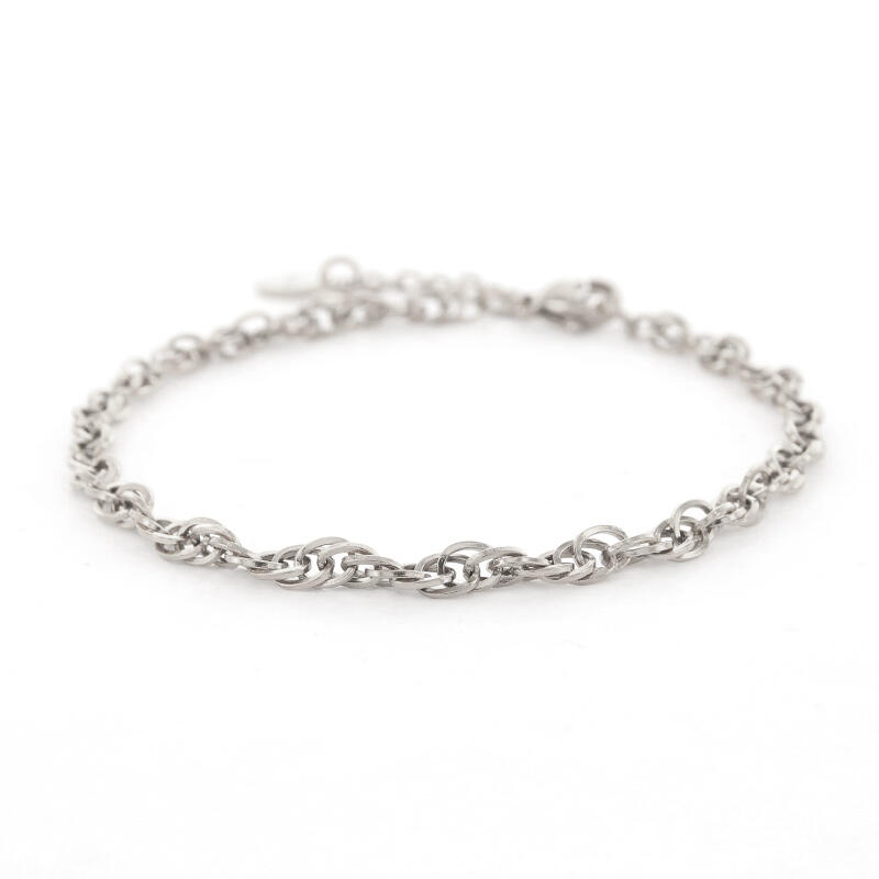 2641 Schakelarmband Zilver Singapore 3mm Kalli Jewelry