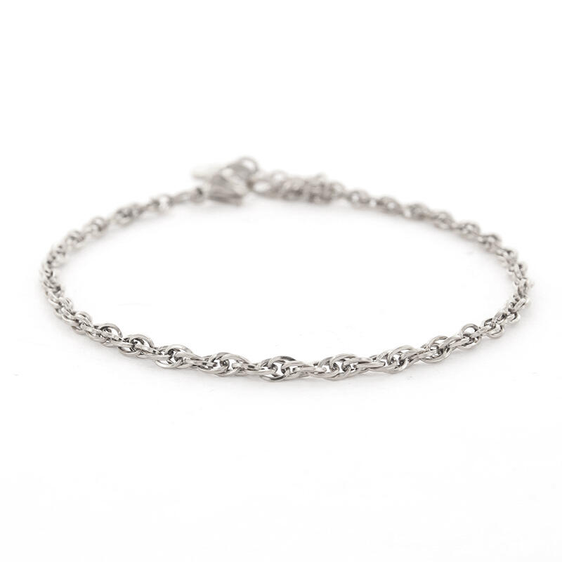 2642 Schakelarmband Zilver Singapore 3mm Kalli Jewelry
