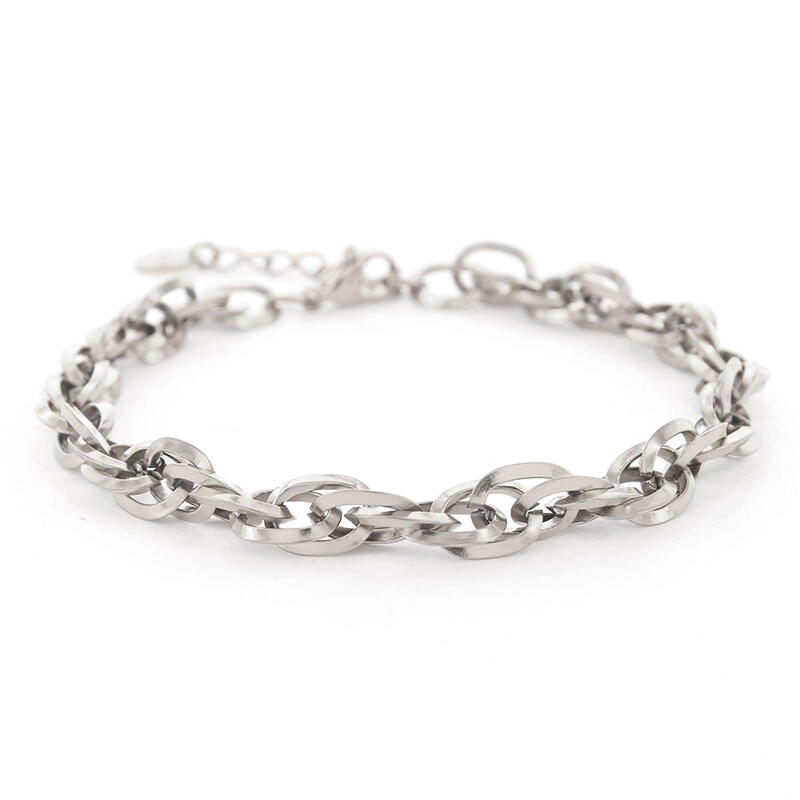 2643 Schakelarmband Zilver Singapore 7mm Kalli Jewelry