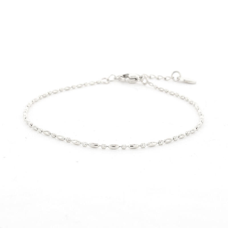 2646 Schakelarmband Zilver Ovaal Rond 1mm Kalli Jewelry