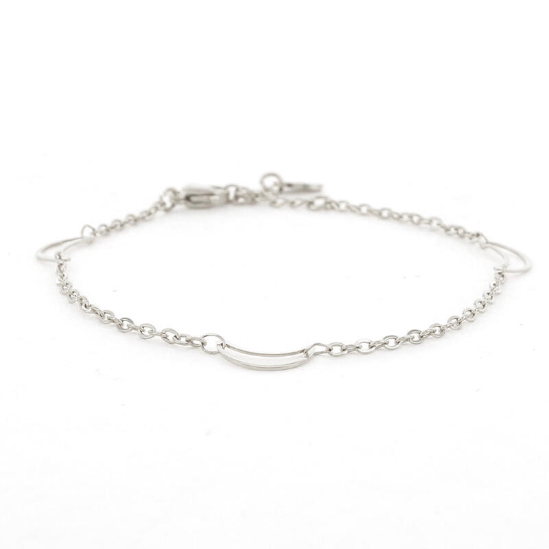 2654 Schakelarmband Zilver Maan Kalli Jewelry