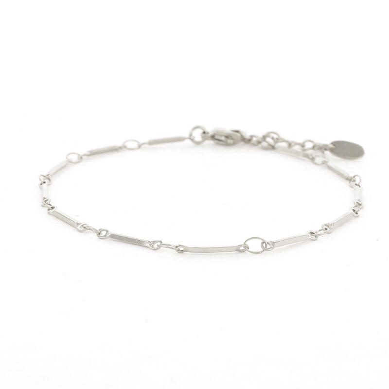 2655 Schakelarmband Zilver Staafjes Kalli Jewelry