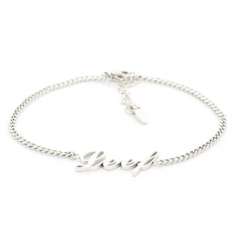 2669 Schakelarmband Zilver Leef Kalli Jewelry
