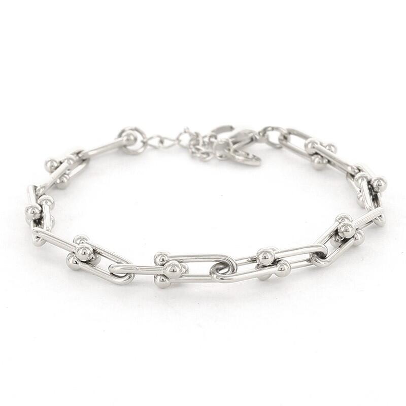 2671 Schakelarmband Zilver U Vorm Kalli Jewelry