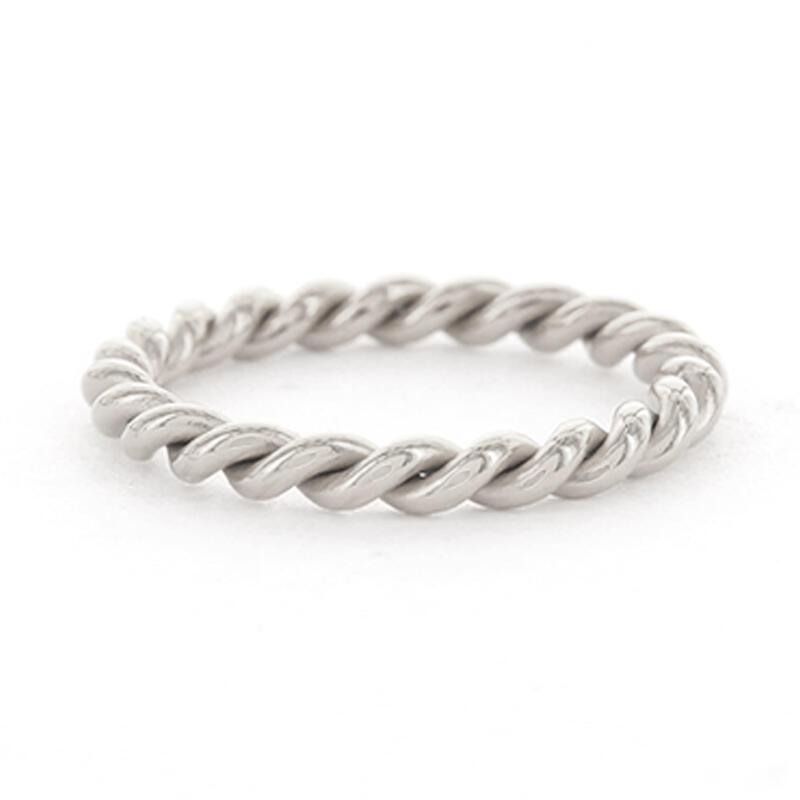 4083 Ring Zilver Gedraaid Aanschuifring Kalli Jewelry