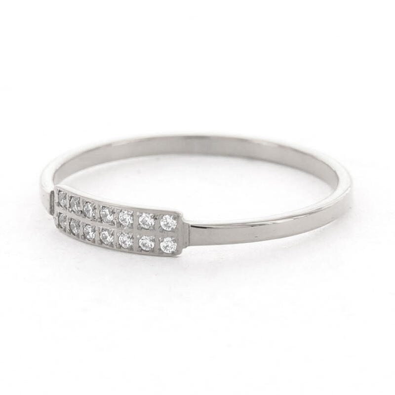 4091 Ring Zilver Zirkonia Steen Kalli Jewelry