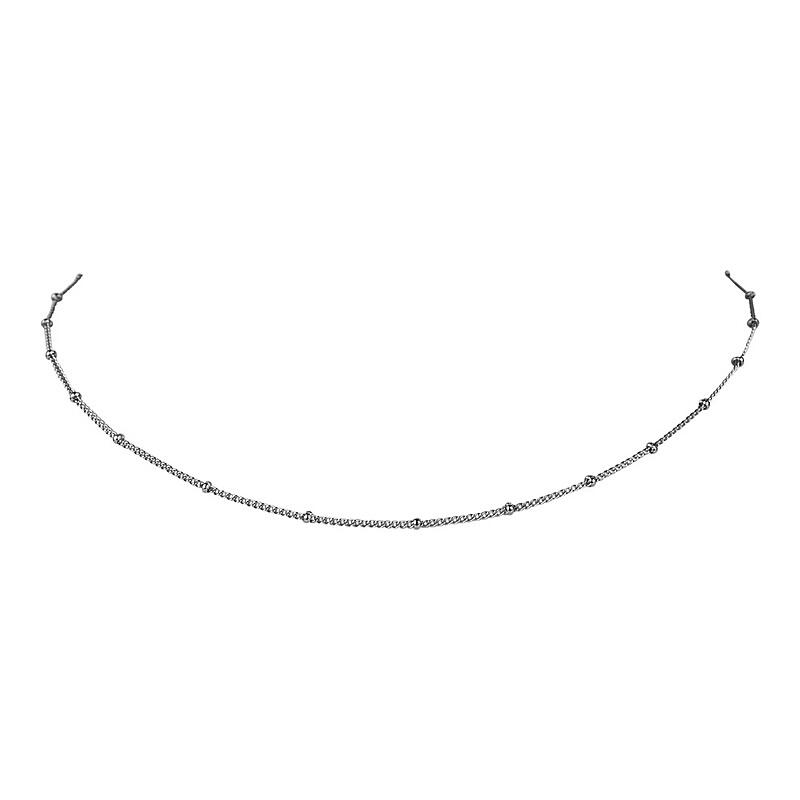 SD-28 Ketting Collier Zilver Bolletje 42cm Kalli Jewelry