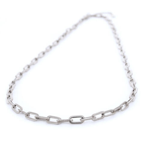 SD-39 Ketting Collier Zilver Closed Forever Anker 42cm Kalli Jewelry