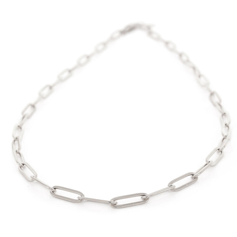 SD-40 Ketting Collier Zilver Closed Forever Anker 42cm Kalli Jewelry