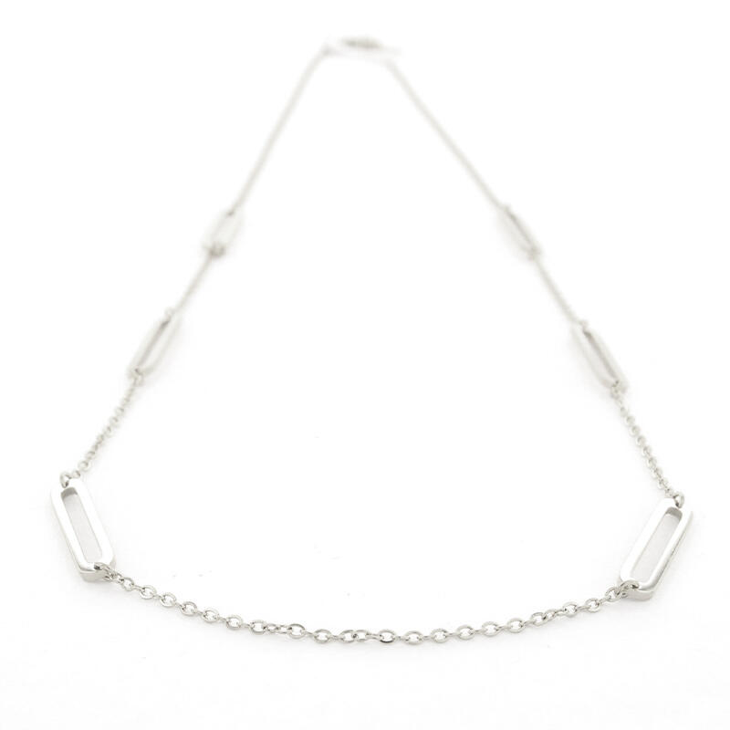 SD-41 Ketting Collier Zilver Closed Forever Schakel 60cm Kalli Jewelry