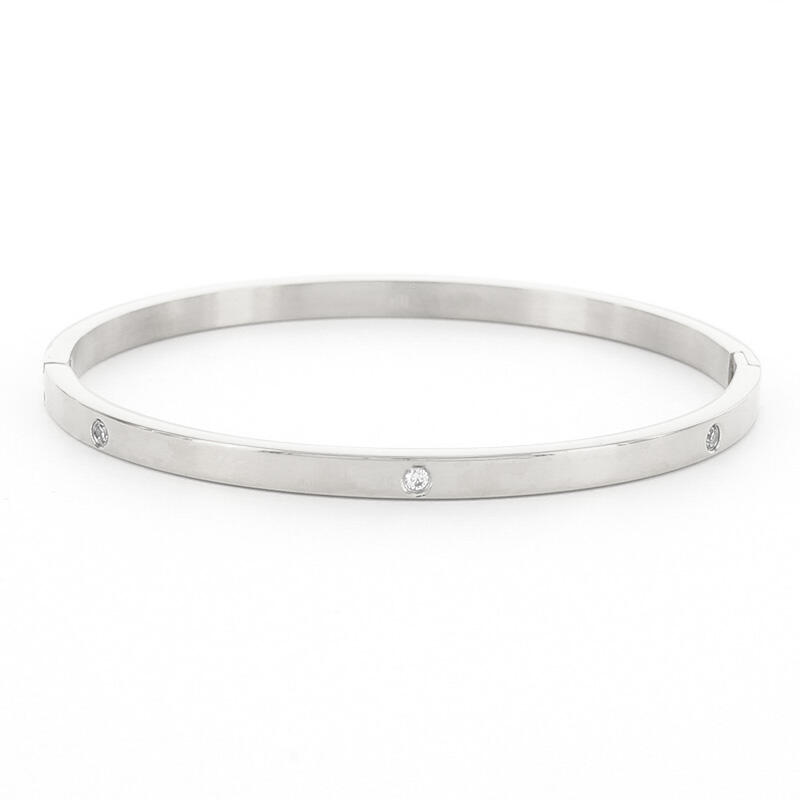 2174 Armband Zilver met Zirkonia steen Kalli Jewelry