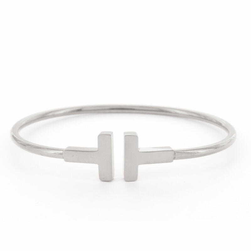 Lizzy 010001, Armband, Klem Bangle Staafjes, 2mm zilver