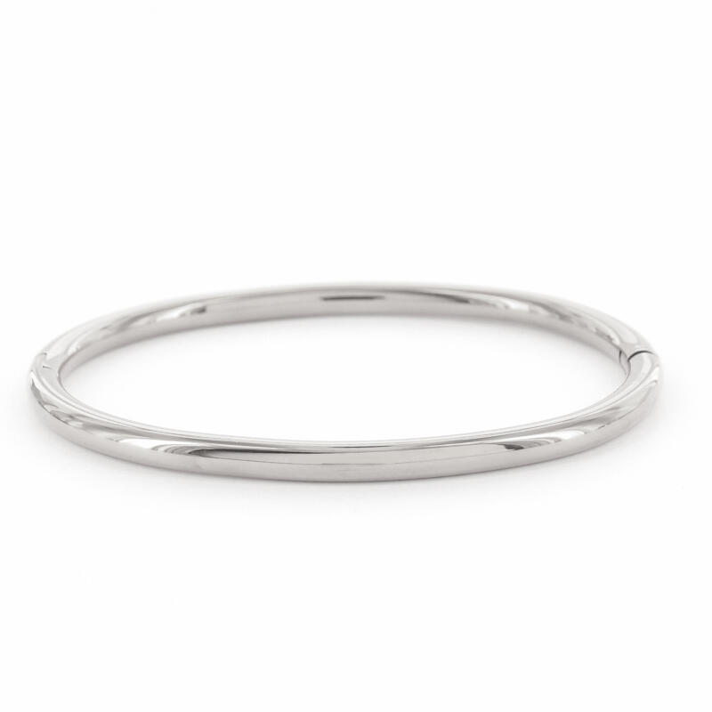 Inaya 010006, Armband, Bol, Ovaal, 4mm zilver