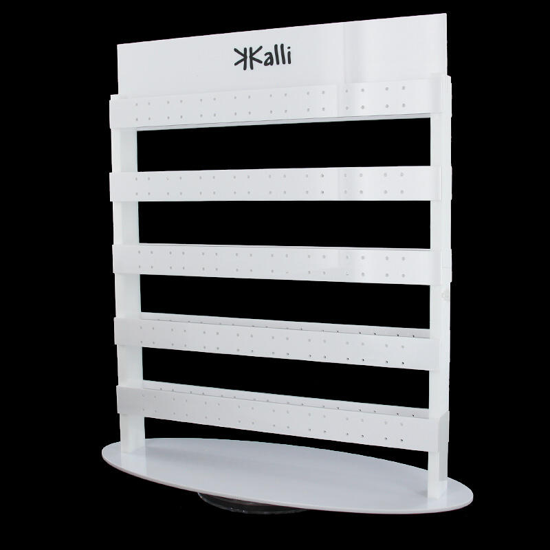 Draaiend display oorbellen en oorstekers