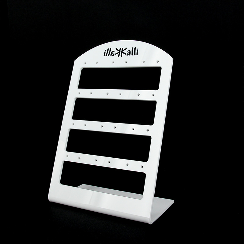 9002, display oorbellen, PVC, leeg, 12 paar